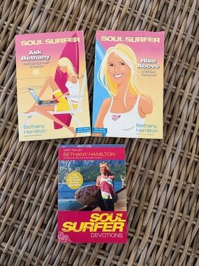 Soul Surfer Book Set by Bethany Hamilton - 2 Devotionals, Q&A,